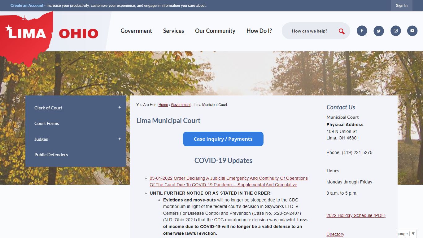 Lima Municipal Court | Lima, OH - Official Website